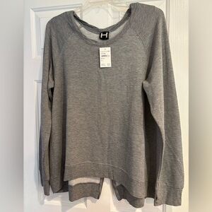 H by Bordeaux Nordstrom Light Heather Gray Crewneck Sweatshirt